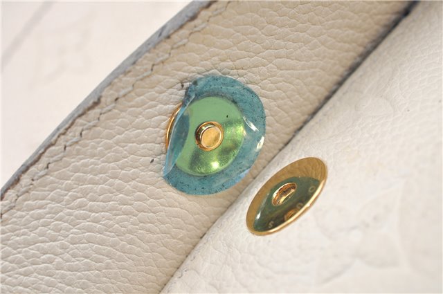 Auth Louis Vuitton Monogram Empreinte Fascinante Shoulder Bag M40807 White H9608