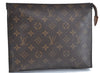 Auth Louis Vuitton Monogram Poche Toilette 26 Cosmetics Pouch M47542 LV H9615