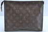 Auth Louis Vuitton Monogram Poche Toilette 26 Cosmetics Pouch M47542 LV H9615