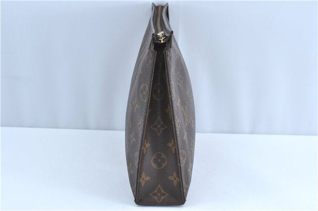 Auth Louis Vuitton Monogram Poche Toilette 26 Cosmetics Pouch M47542 LV H9615