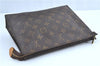 Auth Louis Vuitton Monogram Poche Toilette 26 Cosmetics Pouch M47542 LV H9615