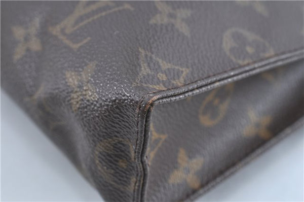 Auth Louis Vuitton Monogram Poche Toilette 26 Cosmetics Pouch M47542 LV H9615