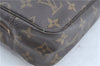 Auth Louis Vuitton Monogram Trousse Toilette 23 Clutch Hand Bag M47524 LV H9618