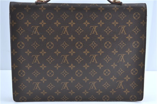 Auth Louis Vuitton Monogram Porte Documents Bandouliere M53338 Briefcase H9619
