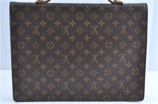 Auth Louis Vuitton Monogram Porte Documents Bandouliere M53338 Briefcase H9619