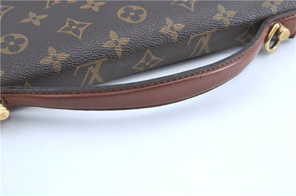Auth Louis Vuitton Monogram Porte Documents Bandouliere M53338 Briefcase H9619