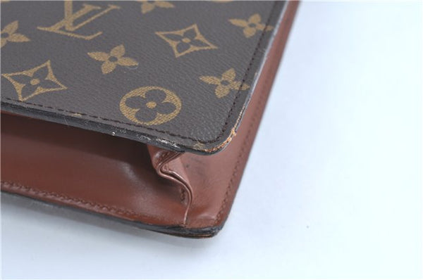Auth Louis Vuitton Monogram Porte Documents Bandouliere M53338 Briefcase H9619