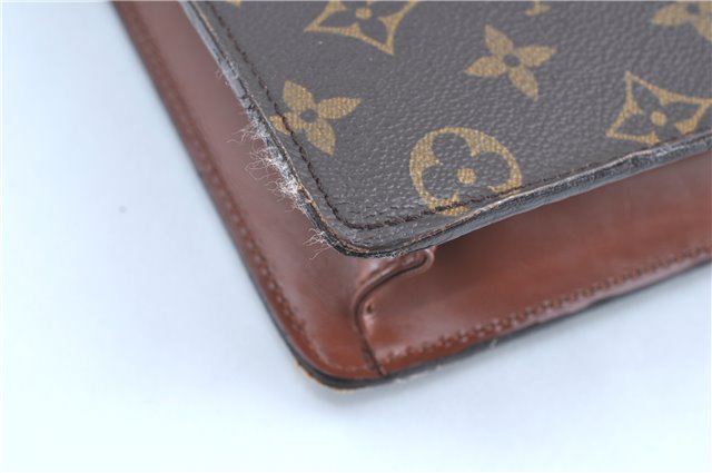 Auth Louis Vuitton Monogram Porte Documents Bandouliere M53338 Briefcase H9619