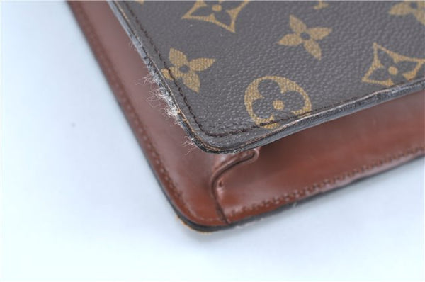 Auth Louis Vuitton Monogram Porte Documents Bandouliere M53338 Briefcase H9619