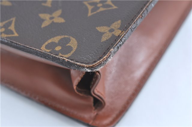 Auth Louis Vuitton Monogram Porte Documents Bandouliere M53338 Briefcase H9619