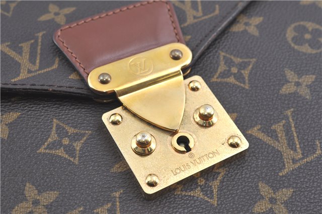 Auth Louis Vuitton Monogram Porte Documents Bandouliere M53338 Briefcase H9619