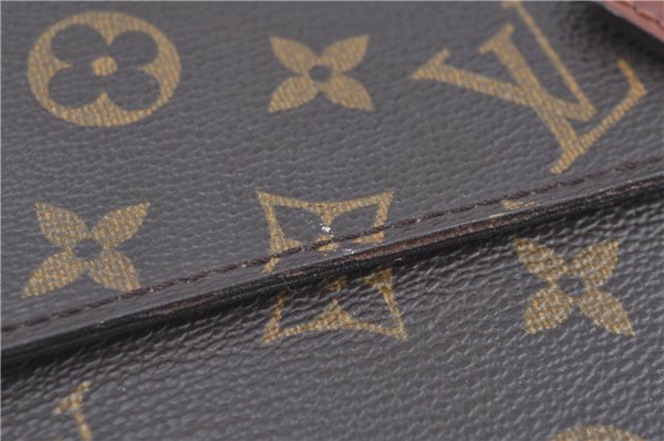 Auth Louis Vuitton Monogram Porte Documents Bandouliere M53338 Briefcase H9619