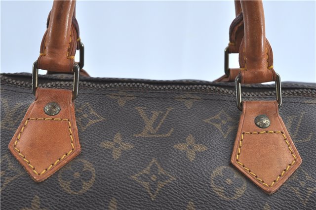 Authentic Louis Vuitton Monogram Speedy 40 Hand Bag M41522 LV H9621