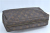 Auth Louis Vuitton Monogram Trousse Toilette 28 Clutch Hand Bag M47522 LV H9623