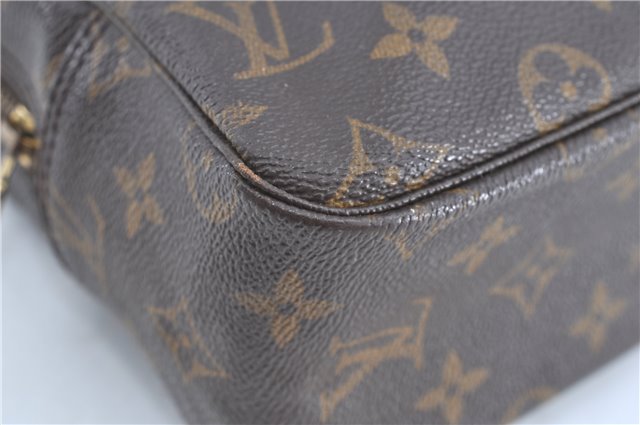 Auth Louis Vuitton Monogram Trousse Toilette 28 Clutch Hand Bag M47522 LV H9623