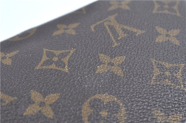 Auth Louis Vuitton Monogram Trousse Toilette 28 Clutch Hand Bag M47522 LV H9623