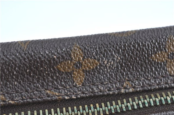 Auth Louis Vuitton Monogram Trousse Toilette 28 Clutch Hand Bag M47522 LV H9623