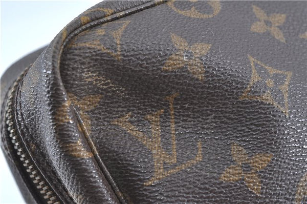 Auth Louis Vuitton Monogram Trousse Toilette 28 Clutch Hand Bag M47522 LV H9623