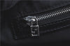 Authentic FENDI Zucca Shoulder Tote Bag Nylon Leather Black H9633