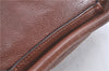 Authentic Chloe Paraty 2Way Shoulder Hand Bag Leather Brown H9634