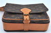 Authentic Louis Vuitton Monogram Cartouchiere MM M51253 Shoulder Cross Bag H9636