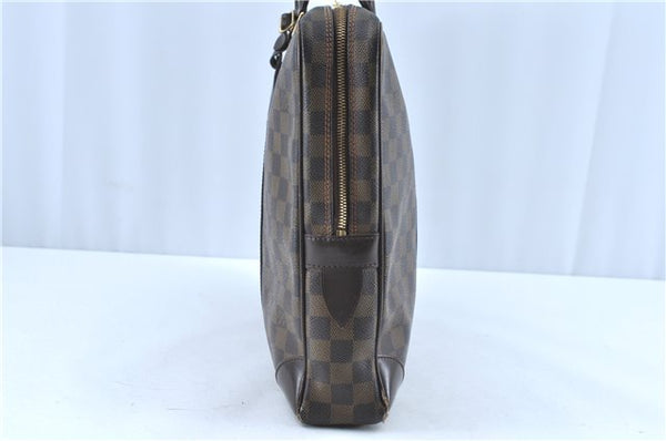 Authentic Louis Vuitton Damier Porte Documents Voyage Briefcase N41124 LV H9637
