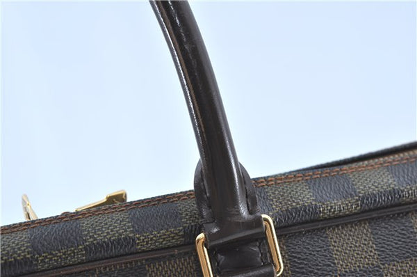 Authentic Louis Vuitton Damier Porte Documents Voyage Briefcase N41124 LV H9637