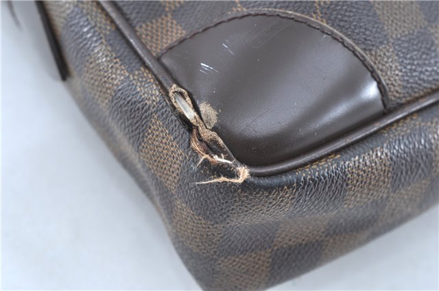 Authentic Louis Vuitton Damier Porte Documents Voyage Briefcase N41124 LV H9637