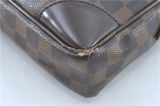 Authentic Louis Vuitton Damier Porte Documents Voyage Briefcase N41124 LV H9637