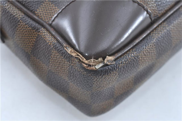 Authentic Louis Vuitton Damier Porte Documents Voyage Briefcase N41124 LV H9637