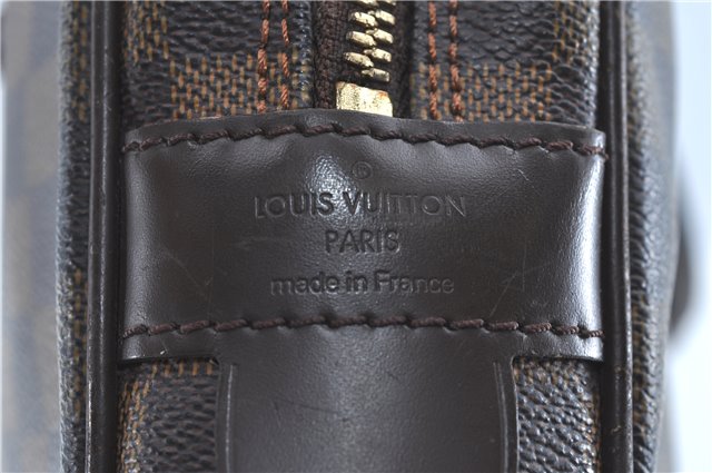 Authentic Louis Vuitton Damier Porte Documents Voyage Briefcase N41124 LV H9637