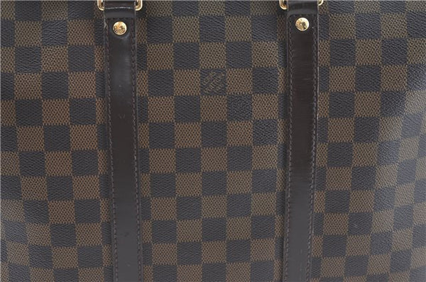 Authentic Louis Vuitton Damier Porte Documents Voyage Briefcase N41124 LV H9637