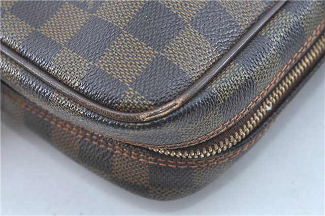 Authentic Louis Vuitton Damier Porte Documents Voyage Briefcase N41124 LV H9637