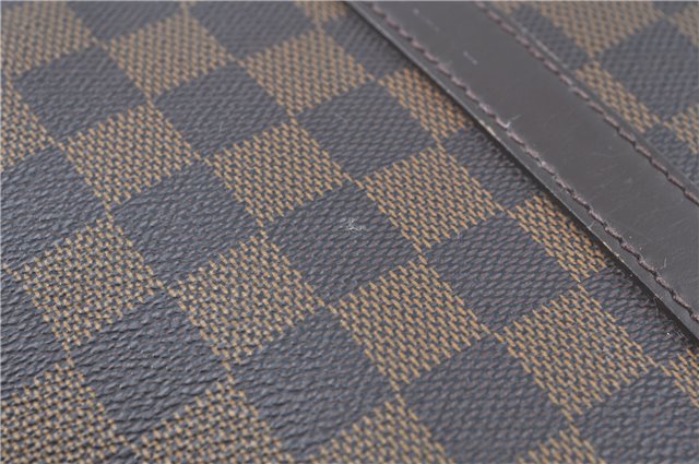 Authentic Louis Vuitton Damier Porte Documents Voyage Briefcase N41124 LV H9637