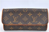 Authentic Louis Vuitton Monogram Pochette Twin PM Shoulder Bag M51854 Junk H9638