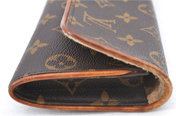 Authentic Louis Vuitton Monogram Pochette Twin PM Shoulder Bag M51854 Junk H9638