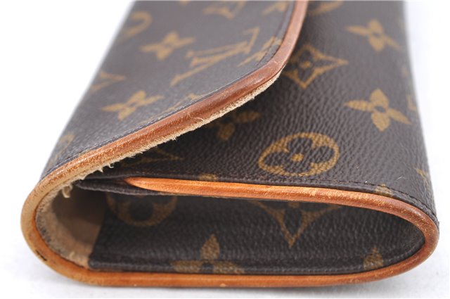 Authentic Louis Vuitton Monogram Pochette Twin PM Shoulder Bag M51854 Junk H9638