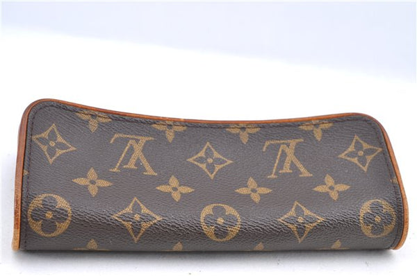 Authentic Louis Vuitton Monogram Pochette Twin PM Shoulder Bag M51854 Junk H9638