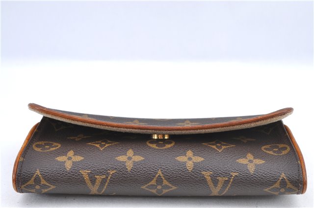 Authentic Louis Vuitton Monogram Pochette Twin PM Shoulder Bag M51854 Junk H9638