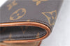 Authentic Louis Vuitton Monogram Pochette Twin PM Shoulder Bag M51854 Junk H9638