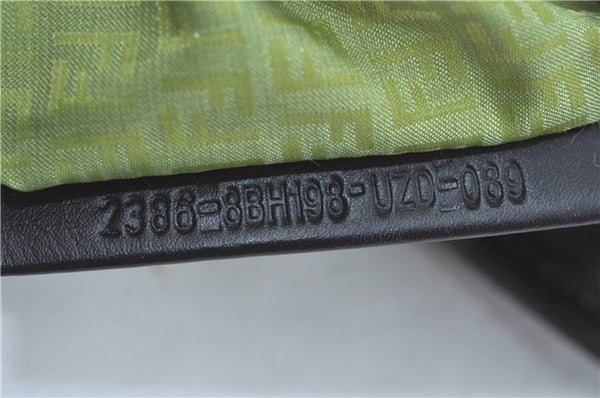 Authentic FENDI Zucca Shoulder Tote Bag PVC Brown H9644