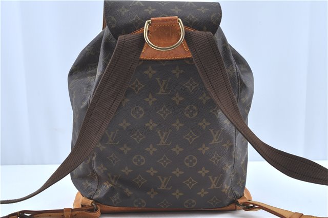 Authentic Louis Vuitton Monogram Montsouris GM Backpack M51135 LV H9645