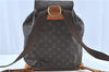 Authentic Louis Vuitton Monogram Montsouris GM Backpack M51135 LV H9645
