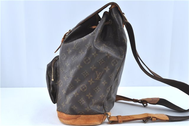 Authentic Louis Vuitton Monogram Montsouris GM Backpack M51135 LV H9645