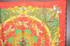 Authentic HERMES Carre 90 Scarf Merry-go-round Motif Silk Red Box H9647