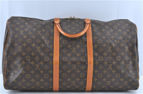 Authentic Louis Vuitton Monogram Keepall 60 Travel Boston Bag M41422 LV H9655