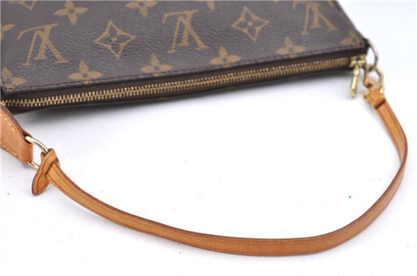 Authentic Louis Vuitton Monogram Pochette Accessoires Pouch M51980 LV H9657