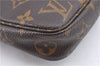 Authentic Louis Vuitton Monogram Pochette Accessoires Pouch M51980 LV H9657