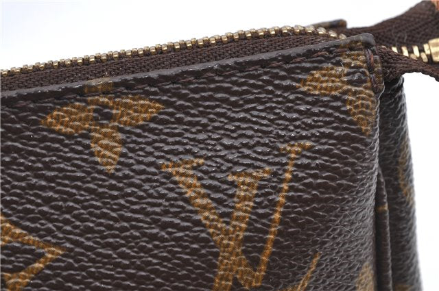 Authentic Louis Vuitton Monogram Pochette Accessoires Pouch M51980 LV H9657