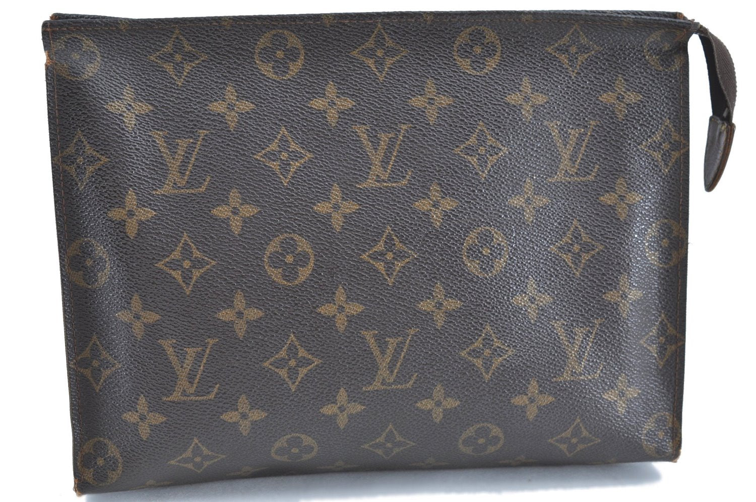 Auth Louis Vuitton Monogram Poche Toilette 26 Cosmetics Pouch Old Model LV H9664